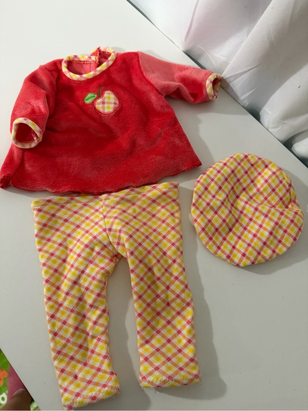 Bitty Baby Apple picking outfit